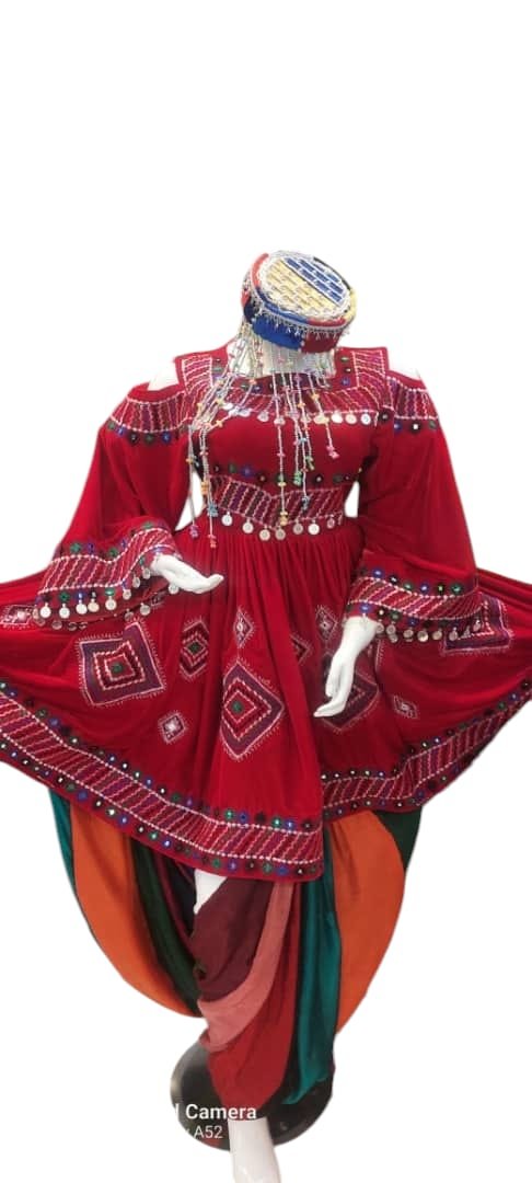 Afghani half gand outfit