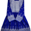 Blue Hazaragi dress for Traditional events and family visits