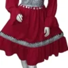 traditional Afghani Gand dress with intricate embroidery, long flowing sleeves, and vibrant colors, displayed on a mannequin."
