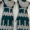 beautifully handcrafted Hazaragi dress adorned with intricate embroidery, beadwork, and vibrant patterns. Made from luxurious fabric, the dress reflects the rich cultural heritage and artisanal skills of the Hazara people.