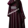 traditional Hazaragi dress with intricate embroidery, vibrant colors, and cultural patterns, reflecting the rich heritage of the Hazara people." Caption: