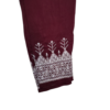 Deep Red Hazaragi embroidered Shal