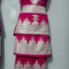 traditional Hazaragi handmade dress featuring intricate embroidery, vibrant colors, and unique handcrafted details, reflecting rich Hazara culture."